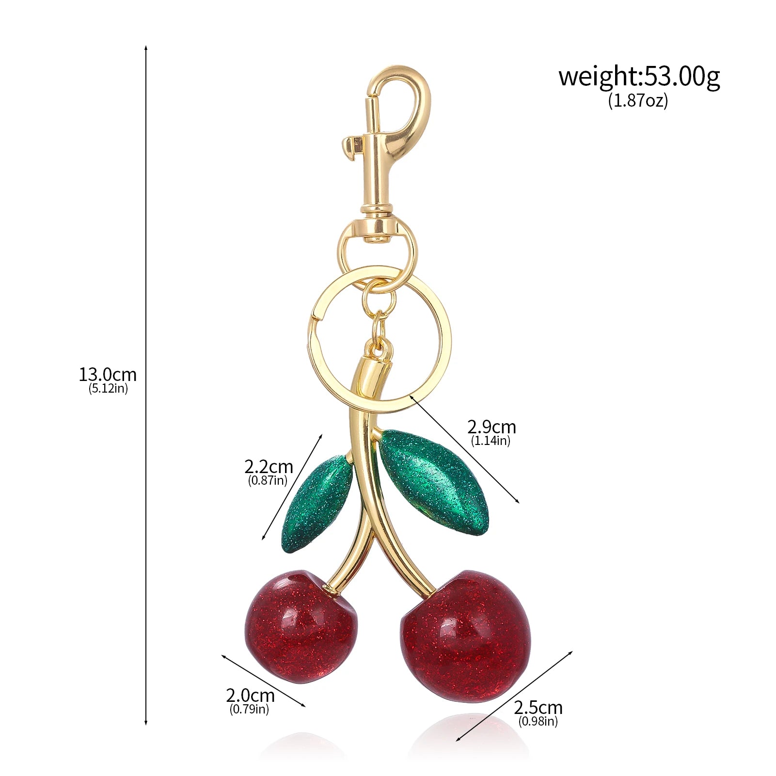 Vendrix Crimson Fruit Charms