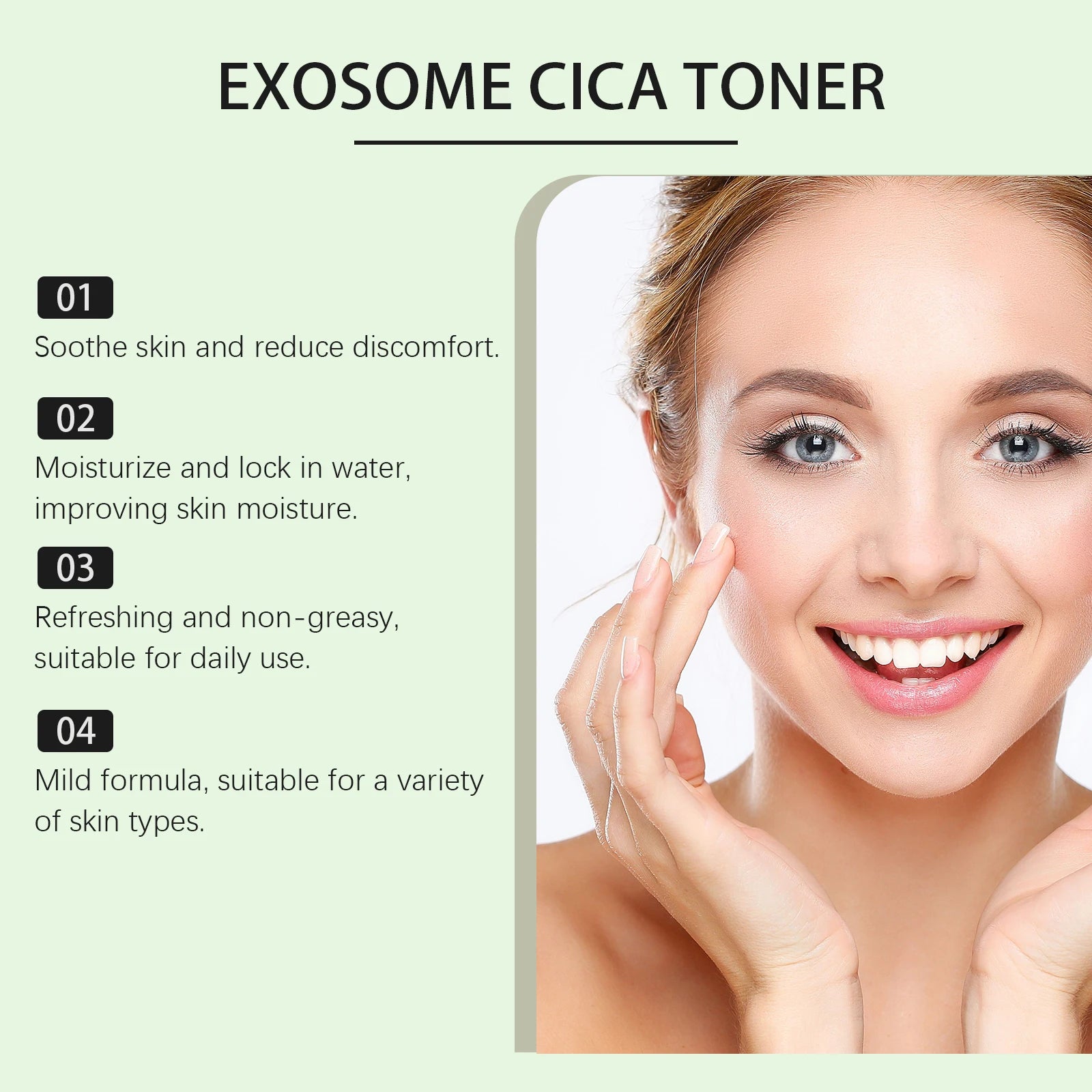 Centella Asiatica Facial Toner Daily Hydrating & Soothing Skin Care