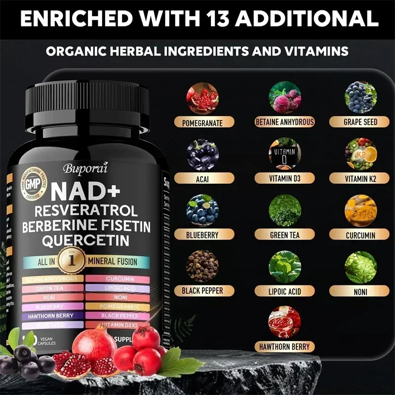 NAD Resveratrol Berberine