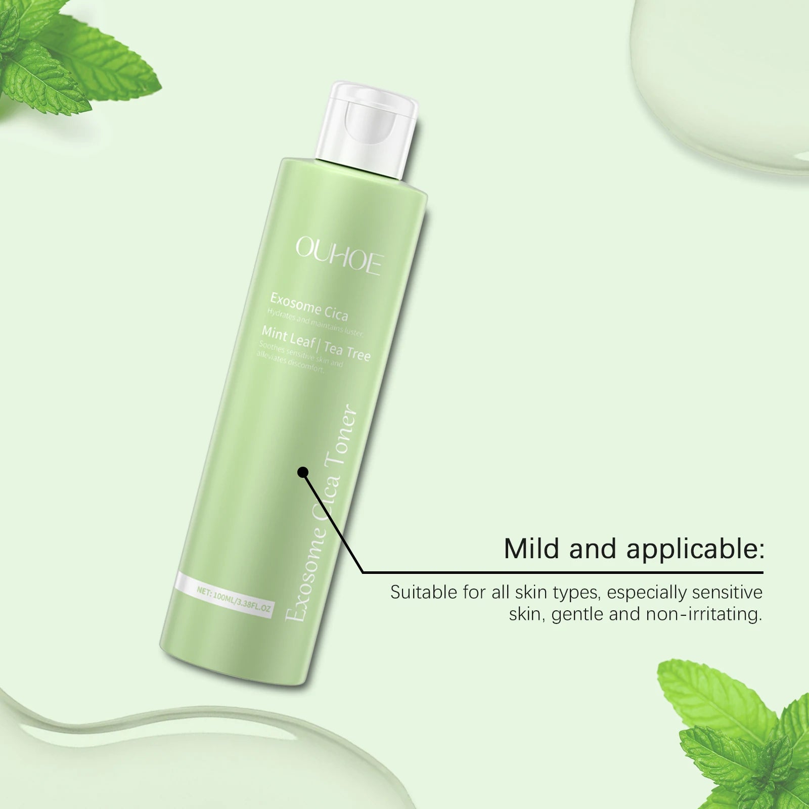 Centella Asiatica Facial Toner Daily Hydrating & Soothing Skin Care