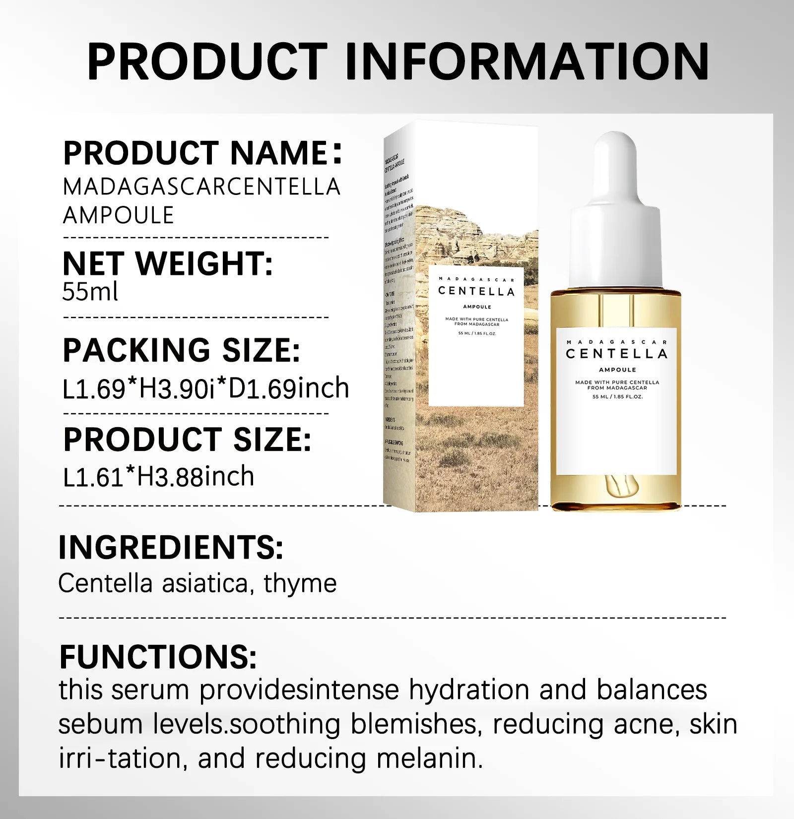 Madagascar Centella Asiatica Serum 55ml